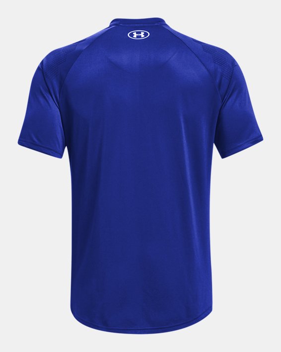 男士UA ArmourPrint短袖T恤, Blue, pdpMainDesktop image number 5